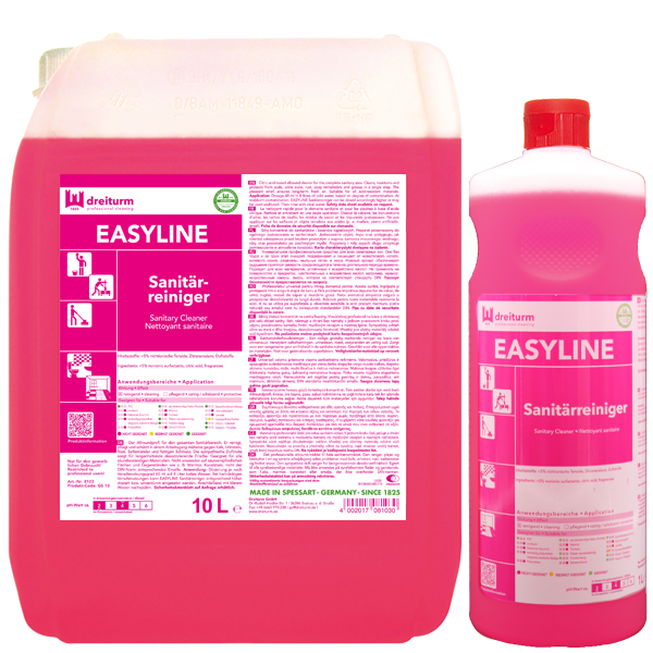 Dreiturm, EASYLINE Sanitärreiniger 10L  Art.8103