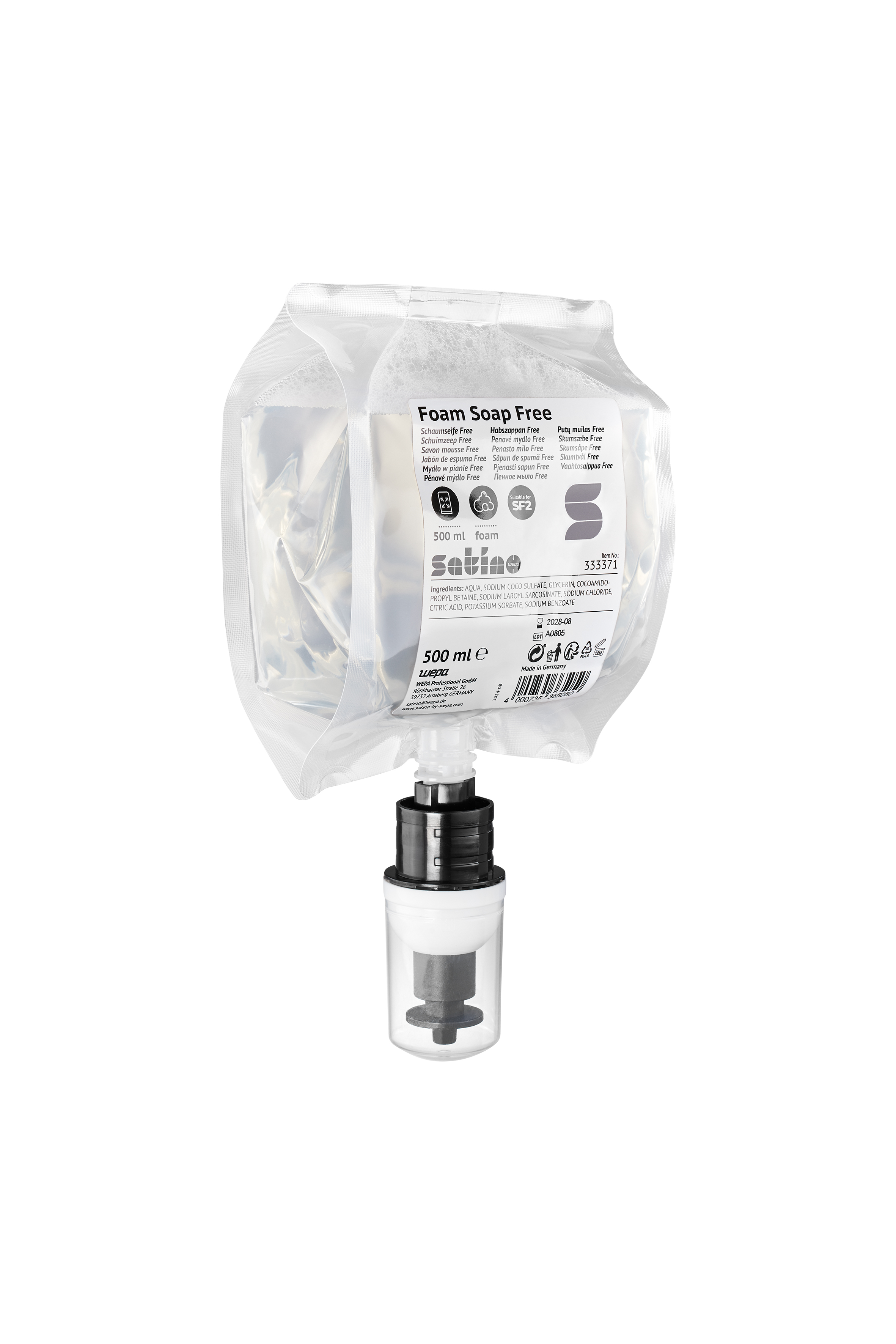 Satino, Foam Soap Free 500mL Art.333371