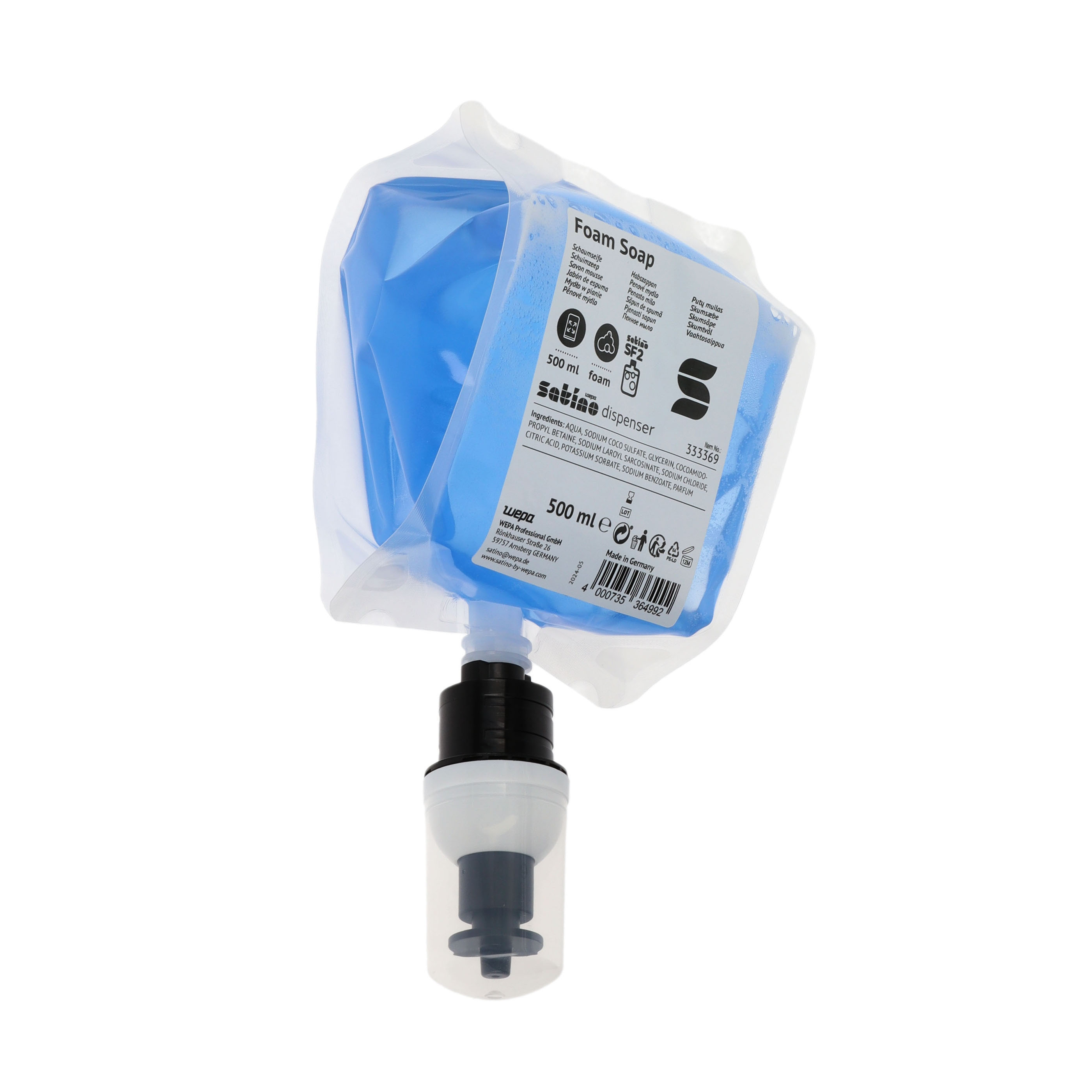 Wepa, SbW Foam Soap 6x500ml Art.333369
