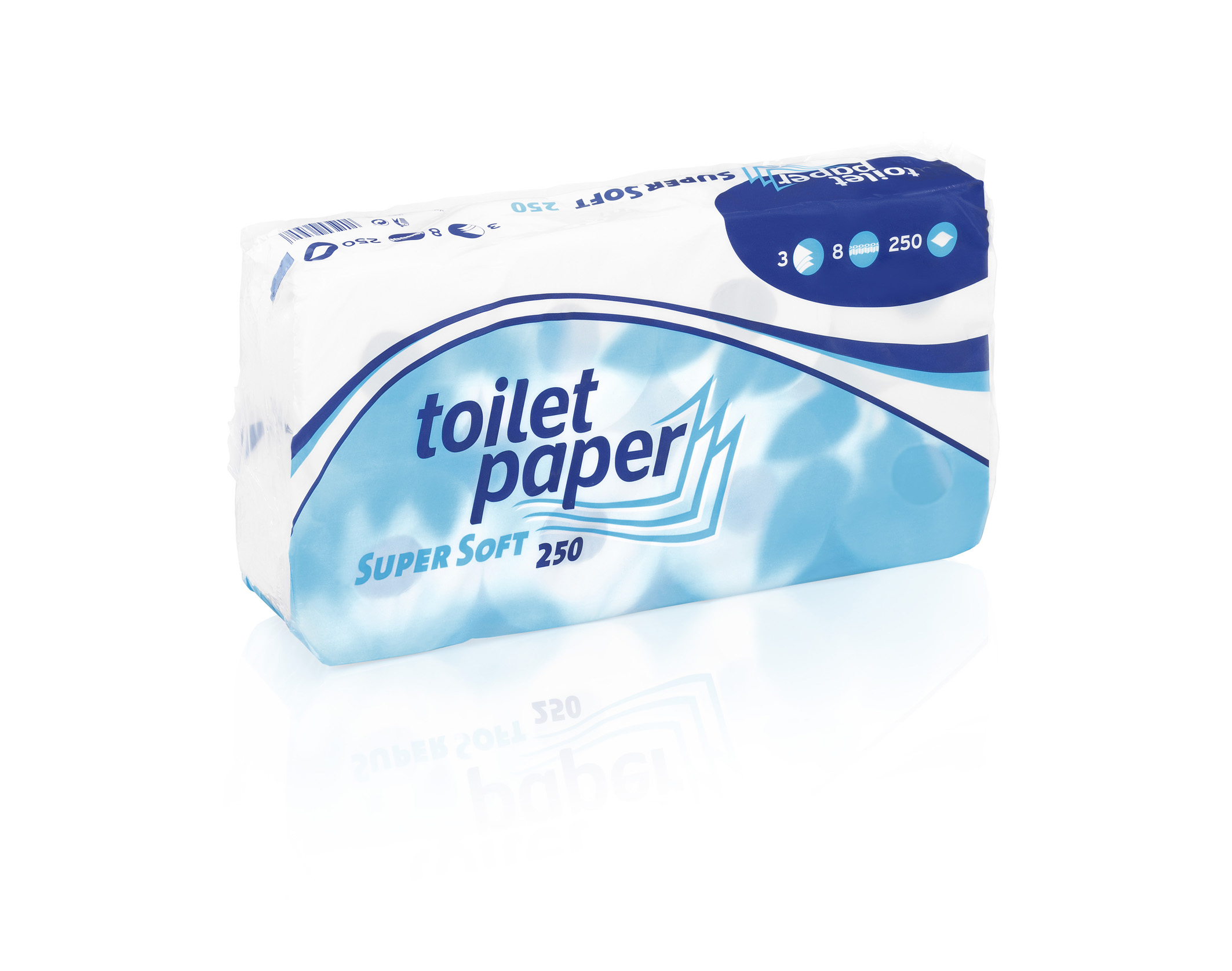 WEPA Toilettenpapier Supersoft 72 x 250 Blatt 3-lg. (035201)