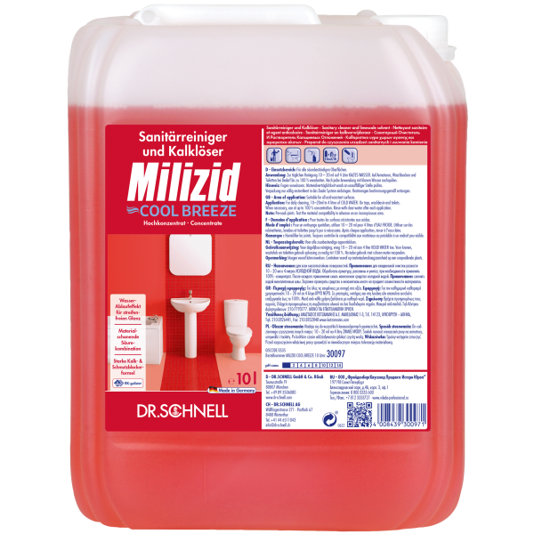 Dr. Schnell Milizid Cool Breeze Sanitärreiniger 10l (30097)
