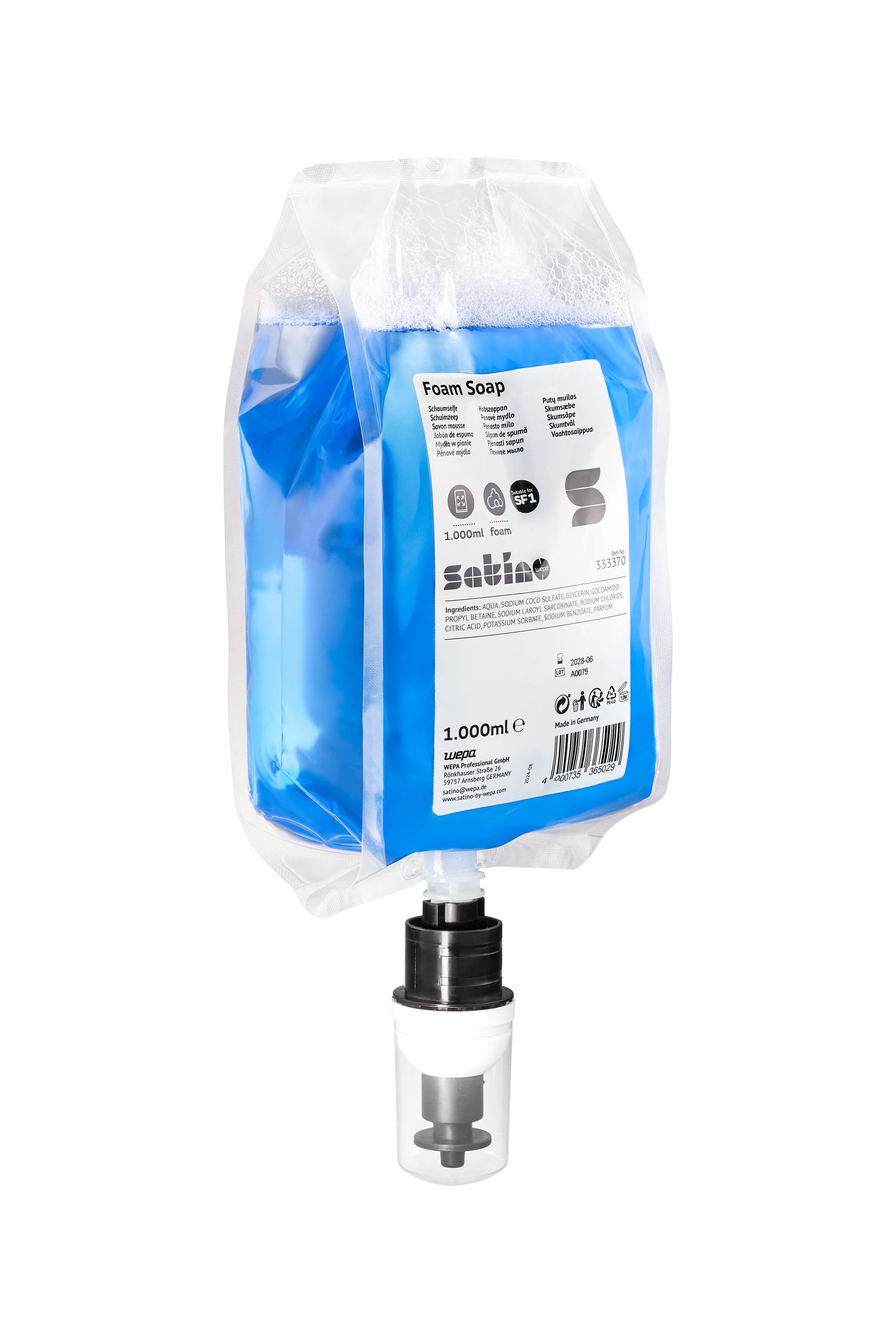 Satino, Foam Soap 6x1L Art.333370