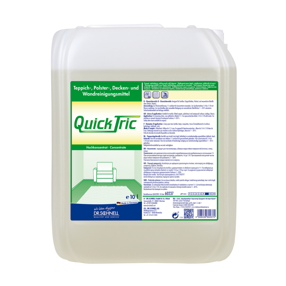 Dr. Schnell Quick Tric Teppichreiniger 10l (60237)
