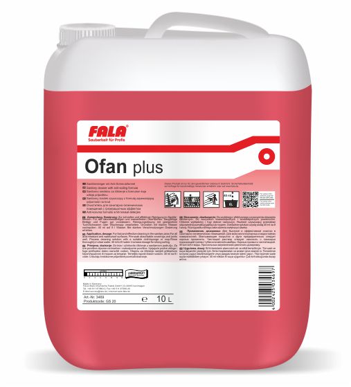 Fala, Ofan plus "Neuer Duft" 10L  Art.3469 saurer Sanitärreiniger