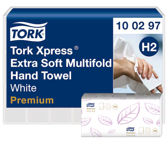 Tork, HP Premium H2 2-lg. weiß Art.100297
