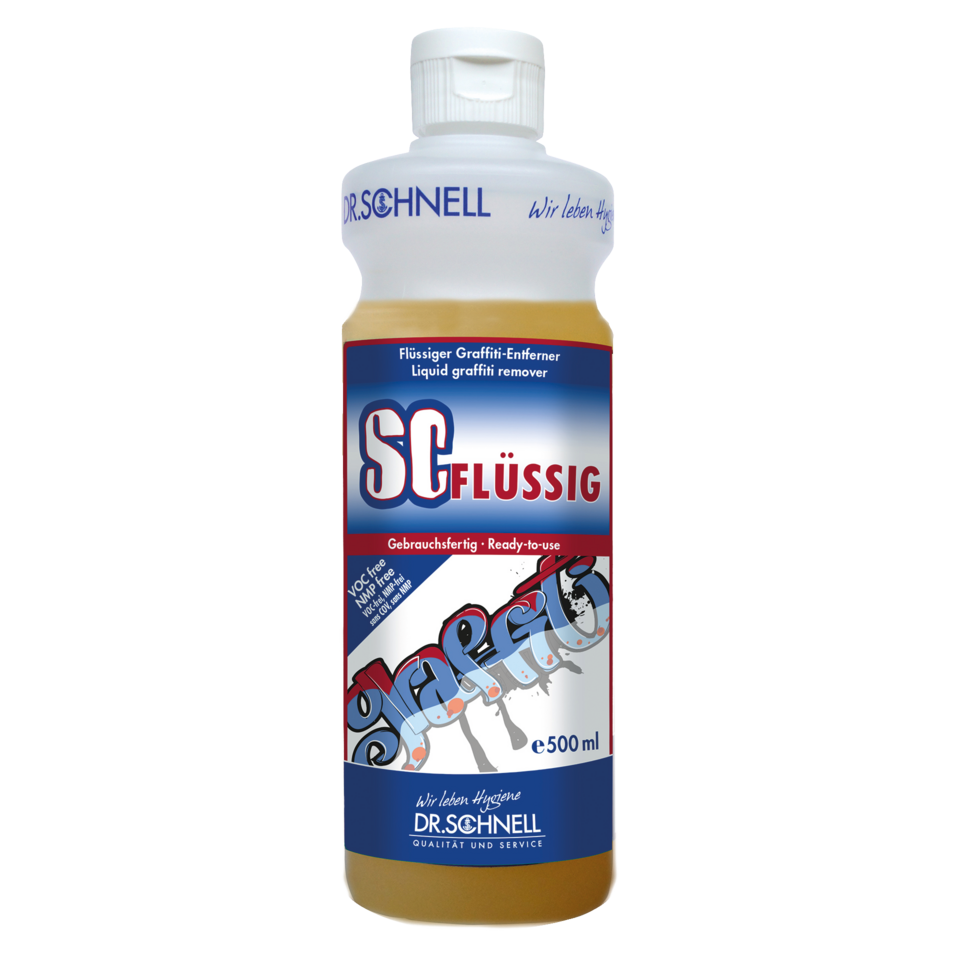 Dr. Schnell SC flüssig Graffitientferner 500ml (00589) Dr. Schnell SC flüssig Graffitientferner 500ml (00589)