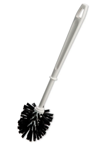 WC-Bürste, Plastik weiß schwarze Borste  Art.3305 1 VE = 50 Stck