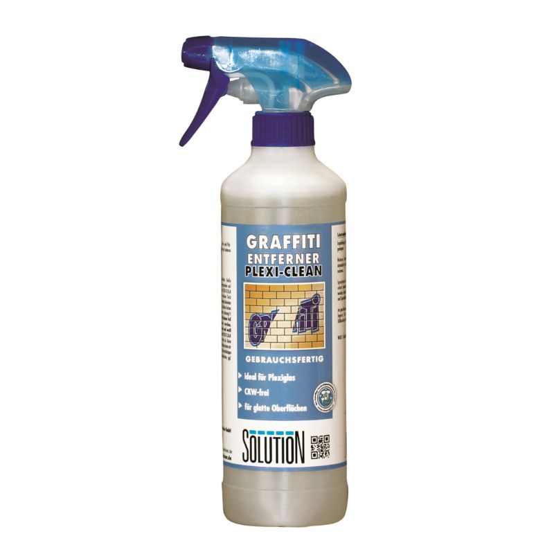 Solution PLEXI-CLEAN Spezialgraffitientferner 500ml (0501) Solution PLEXI-CLEAN Spezialgraffitientferner 500ml (0501)