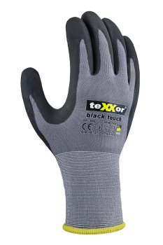 2450_g Bild 2 teXXor® black touch Nylon-Strickhandschuhe schwarz