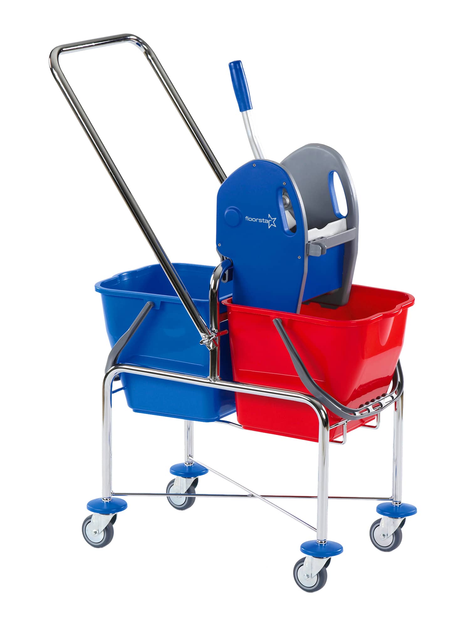 floorstar DOFA 20 TD Doppelfahrwagen erhöht mit Deichsel 17 l SOLID