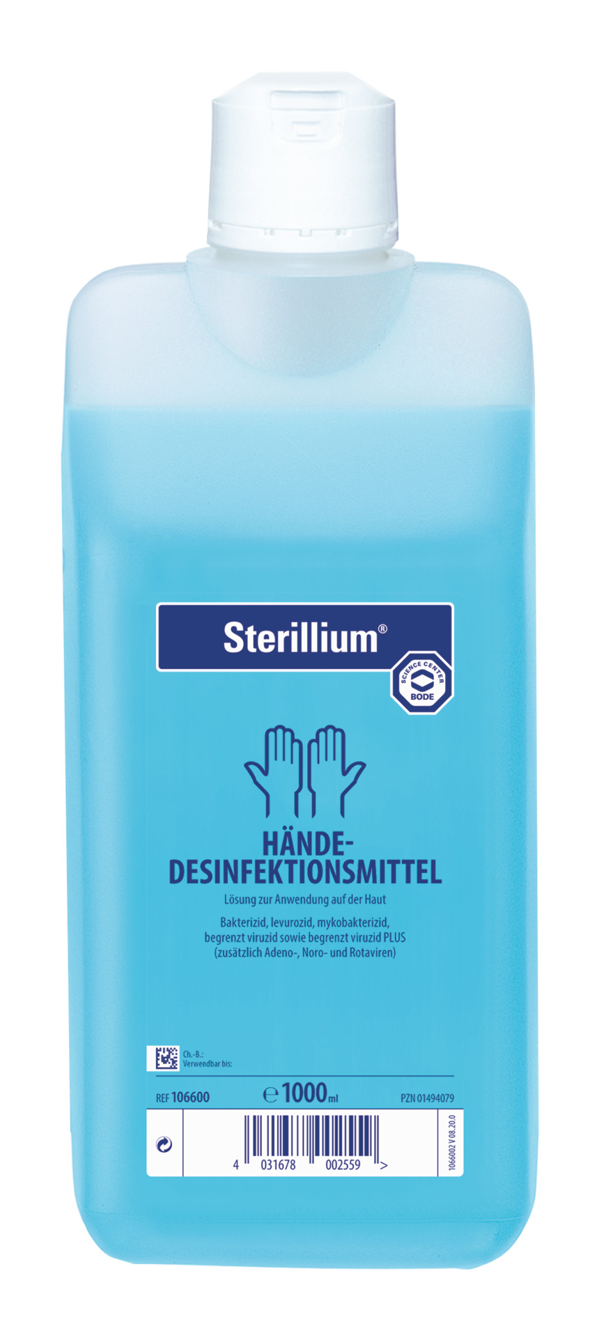 Bode Sterillium® Hände-Desinfektion 1l (106600) Bode Sterillium® Hände-Desinfektion 1l (106600)