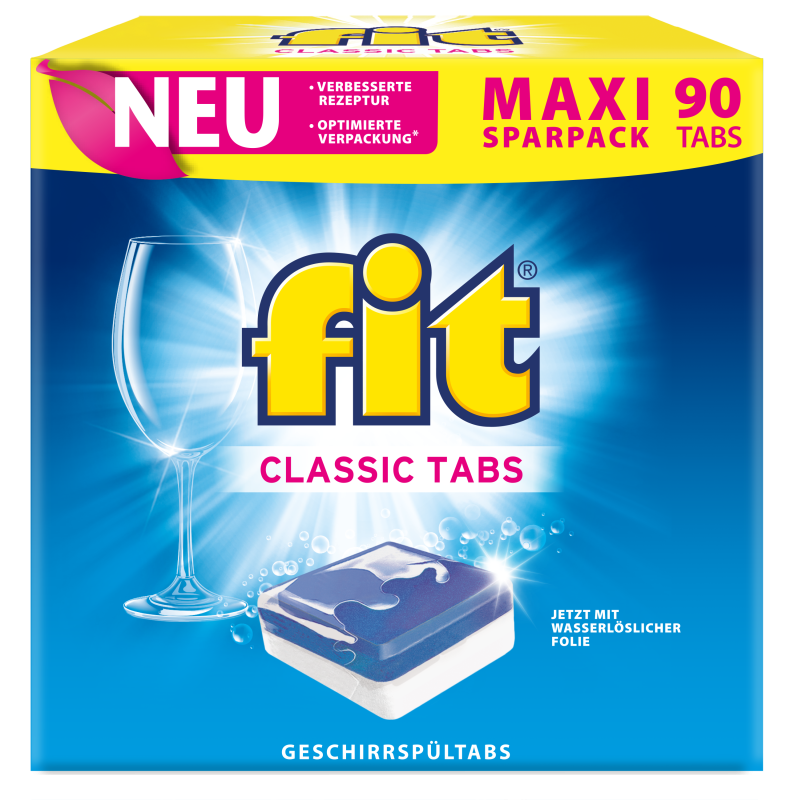 Fit, Classic 90 Stück, Geschirrspültabs