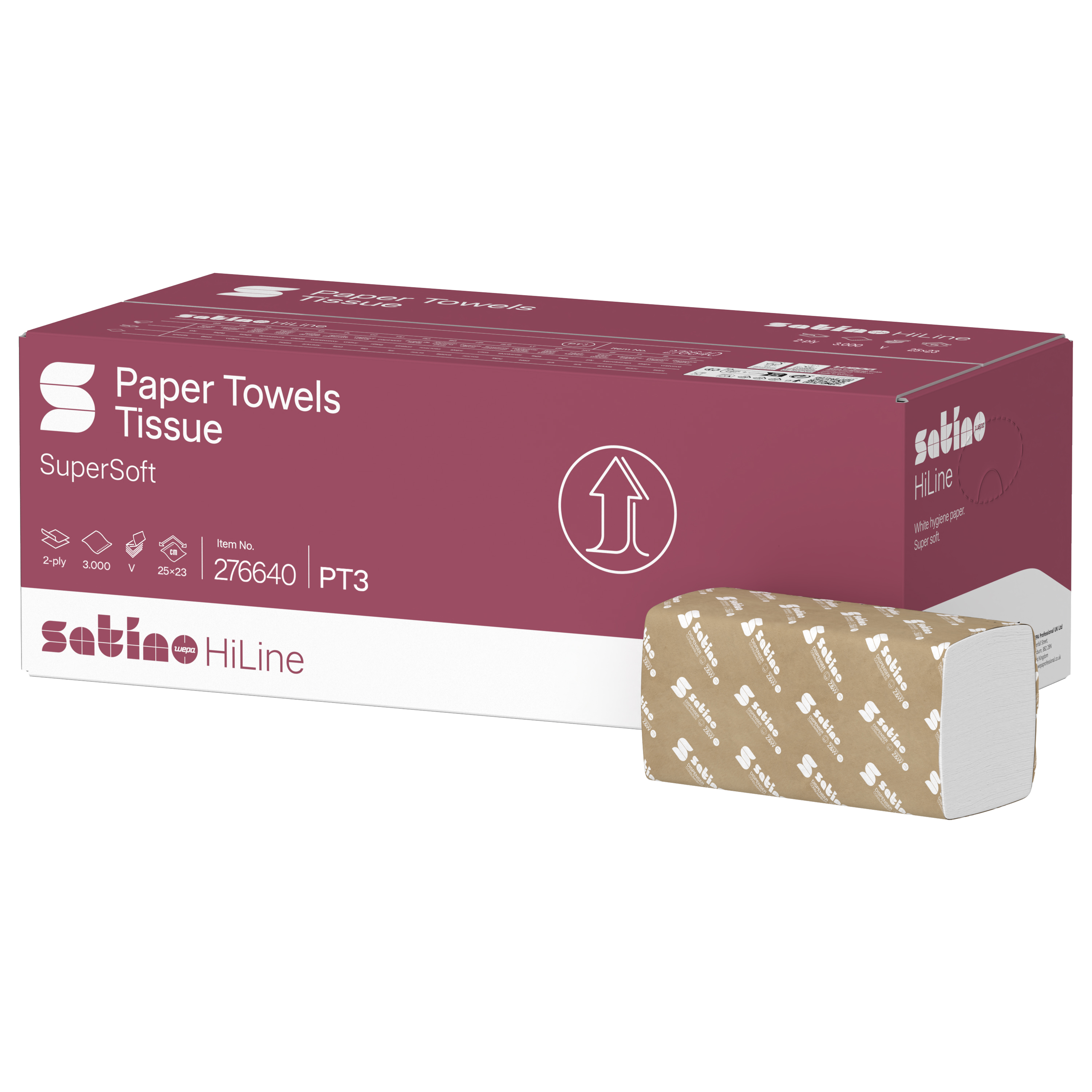 Satino, HP HiLine 2-lg. hochweiß Art.276640