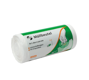 Deiss Müllbeutel 60l weiß 12µ (36022)
