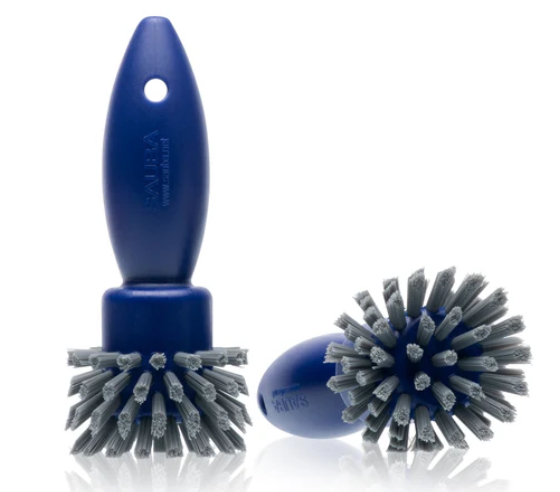 Sauba, UNO Steckdosenbürste blau/grau Art.0070