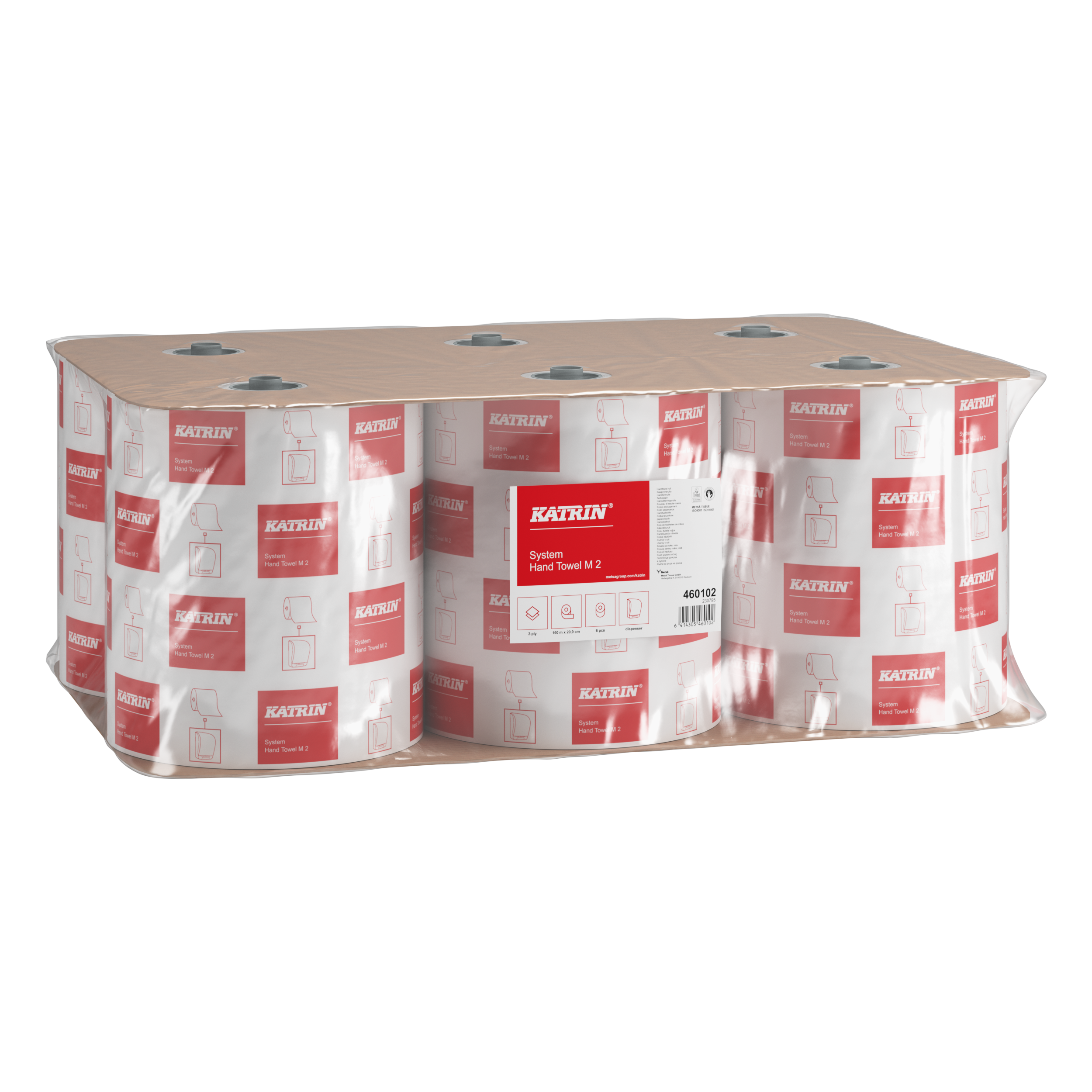 Katrin® Classic System Rolle M2 6x160m weiß 2-lg. (46010)
