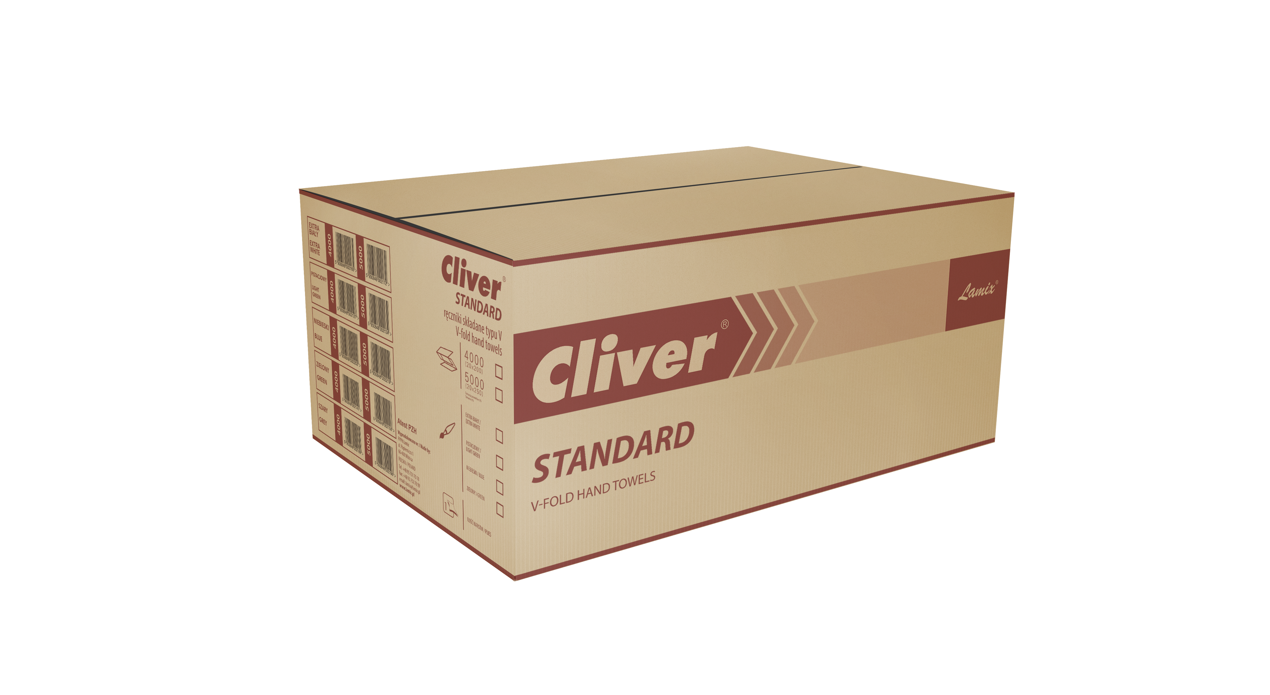 Lamix® Handtuchpapier Cliver Economic 1-lg. ZZ-Falz