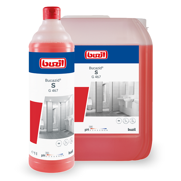 Buzil Bucazid® S G 467 Sanitärunterhaltsreiniger 1l (G467-0001)
