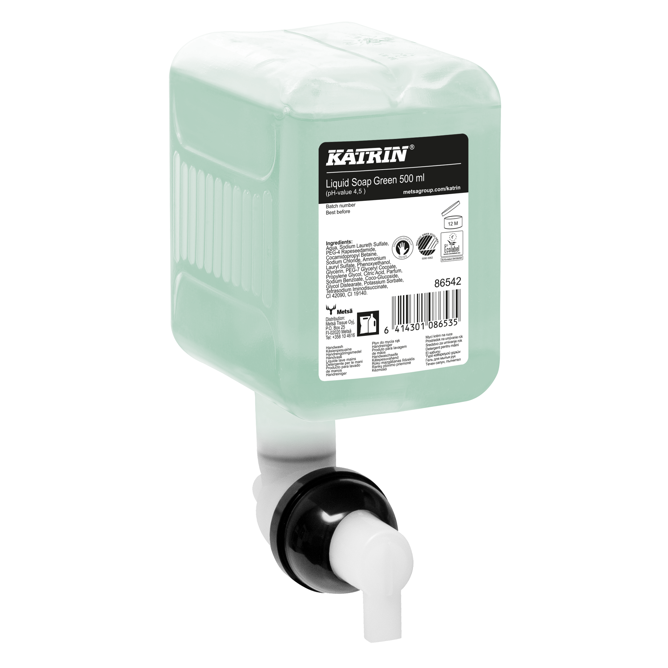 Katrin, Handwaschseife Green 500ml Art.86542 Katrin, Handwaschseife Green 500ml Art.86542