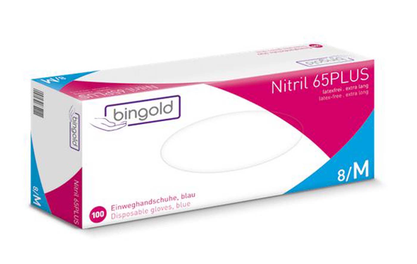 HAND-42-NITRIL-65PLUS Nitril-Handschuh 65PLUS, blau