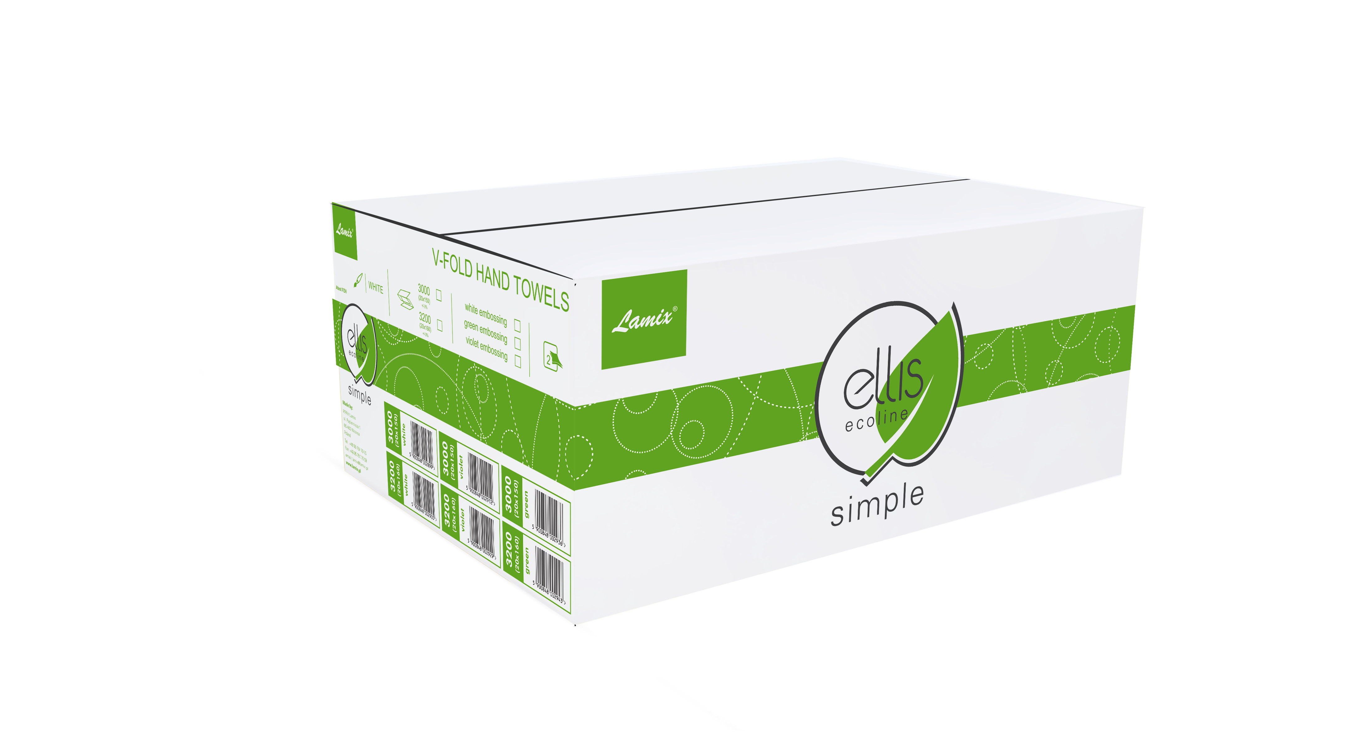 Lamix® Handtuchpapier Ellis Ecoline 2-lg. ZZ-Falz (20314)