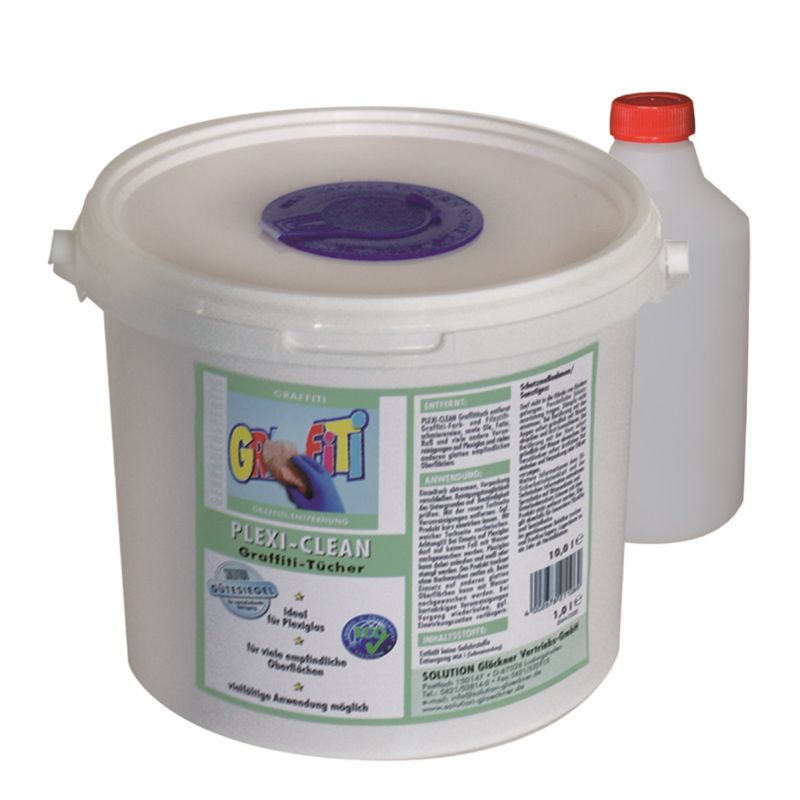 Solution PLEXI-CLEAN Graffiti-Tücher Art.0534 Solution PLEXI-CLEAN Graffiti-Tücher Art.0534