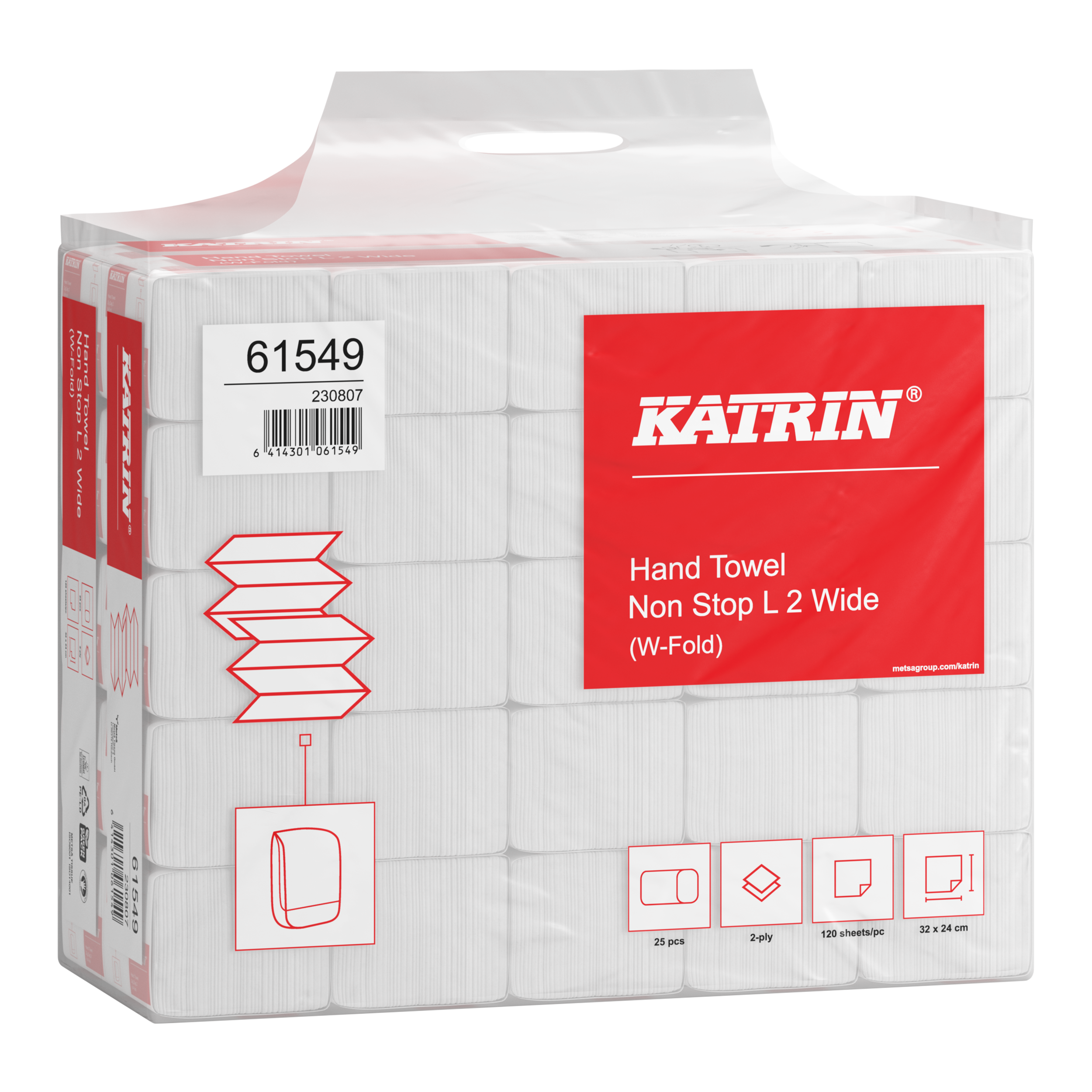 Katrin® Handtuchpapier One Stop L2 W-Falz