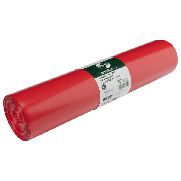 Deiss Müllbeutel 120l rot 32µ (21011)