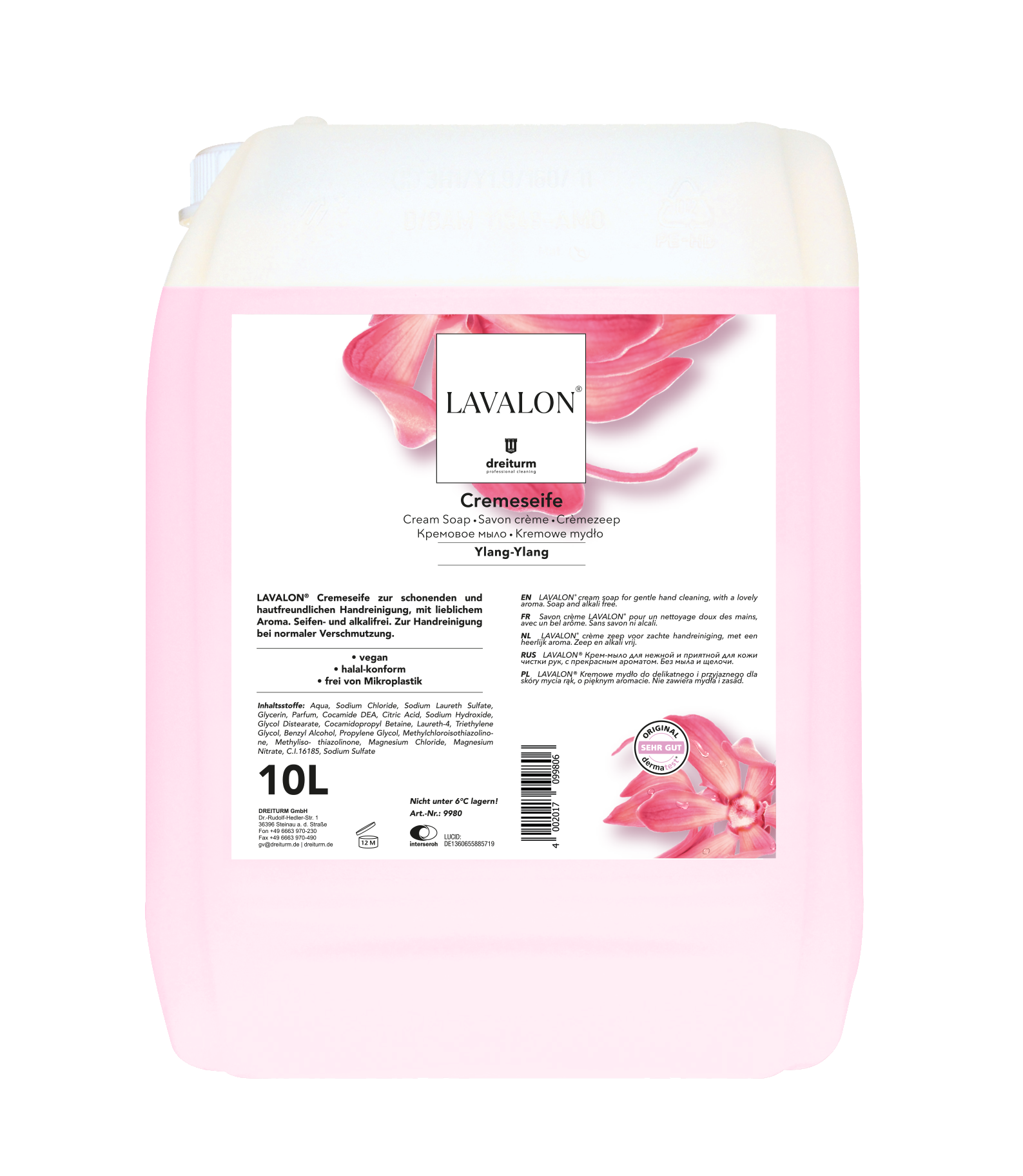 Dreiturm LAVALON® Cremeseife 10l (980)