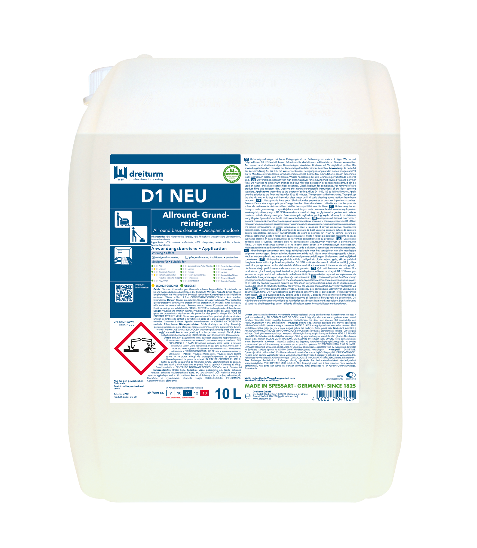 Dreiturm, D1 Neu 10L Art.4702 Dreiturm, D1 Neu 10L Art.4702