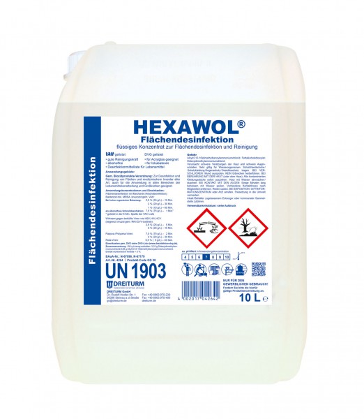 Dreiturm HEXAWOL® Flächendesinfektion 10l (4264)