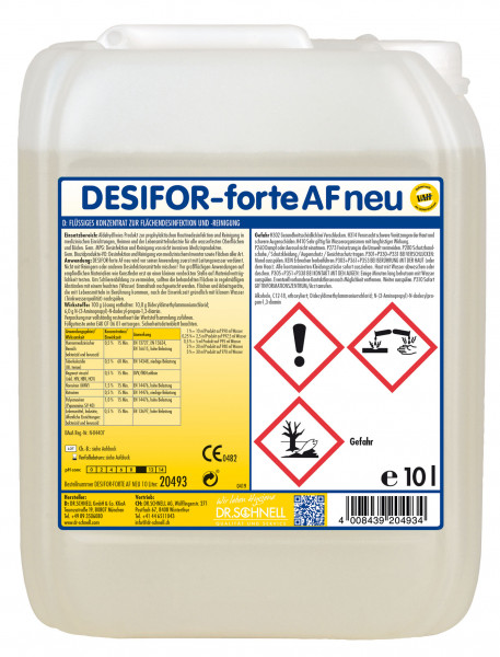 Dr. Schnell DESIFOR-forte AF neu Flächendesinfektion 10l (20493)