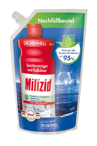 Dr. Schnell Milizid Sanitärreiniger Nachfüllbeutel 1l (00386)