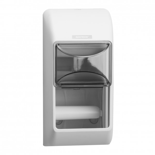 Katrin® Toilettenpapierspender 2 Rollen weiß (92384)