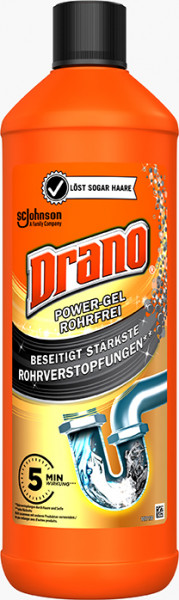 Drano Power-Gel 1L, Rohrreiniger