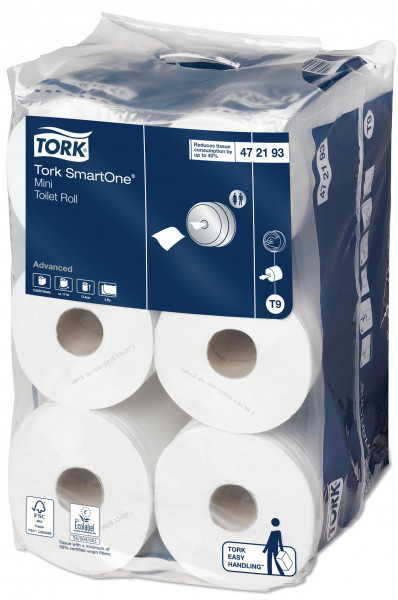 Tork SmartOne® Mini Toilettenpapier 2-lg (472193)
