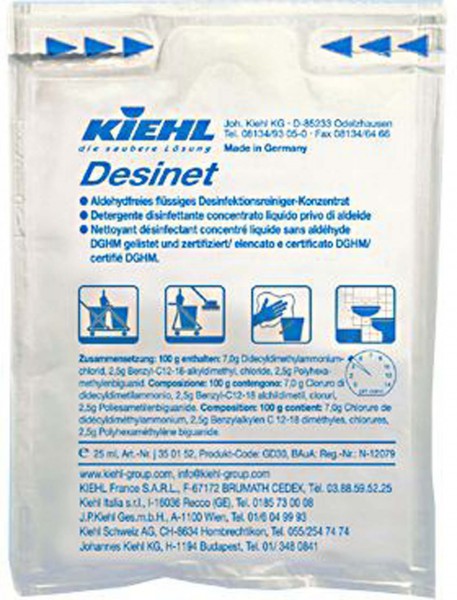 Kiehl Desinet-compact Konzentrat Desinfektionsreiniger 240x25ml (j350354)